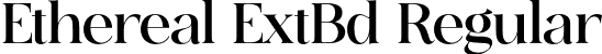 Ethereal ExtBd Regular font - Ethereal-ExtraBold.otf