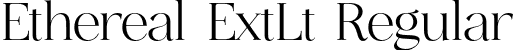 Ethereal ExtLt Regular font - Ethereal-ExtraLight.otf