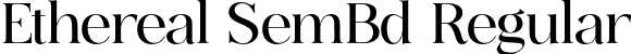 Ethereal SemBd Regular font - Ethereal-SemiBold.otf