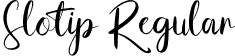 Slotip Regular font - Slotip.otf