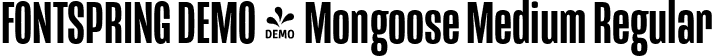 FONTSPRING DEMO - Mongoose Medium Regular font - Fontspring-DEMO-mongoose-medium.otf