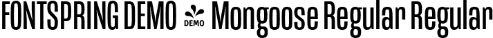 FONTSPRING DEMO - Mongoose Regular Regular font - Fontspring-DEMO-mongoose-regular.otf