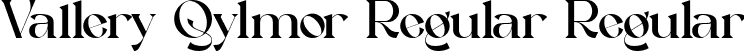 Vallery Qylmor Regular Regular font - ValleryQylmorRegular-rgaR7.ttf