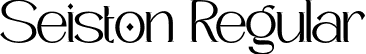 Seiston Regular font - seistonregular-rggvo.otf