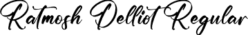 Ratmosh Delliot Regular font - Ratmosh Delliot .otf