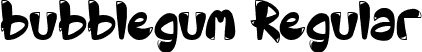 bubblegum Regular font - bumblegum-Regular.ttf