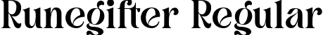 Runegifter Regular font - Runegifter.ttf