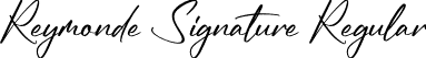 Reymonde Signature Regular font - Reymonde-Signature.otf