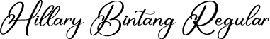 Hillary Bintang Regular font - Hillary-Bintang.otf