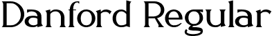 Danford Regular font - danford-je3o0.ttf