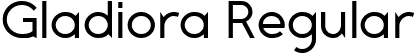 Gladiora Regular font - gladiora-regular.ttf