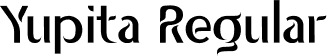 Yupita Regular font - Yupita.otf