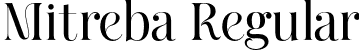 Mitreba Regular font - mitreba.otf