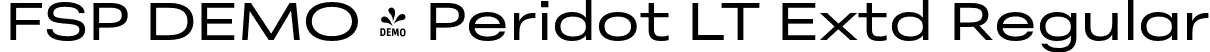 FSP DEMO - Peridot LT Extd Regular font - Fontspring-DEMO-peridotlatin-extendedregular.otf