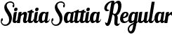 Sintia Sattia Regular font - SintiaSattia demo.otf