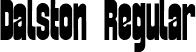 Dalston Regular font - Dalston Italic.ttf