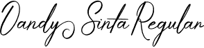 Dandy Sinta Regular font - DandySinta.otf