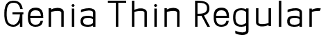 Genia Thin Regular font - Geniapersonaluse-Thin.ttf