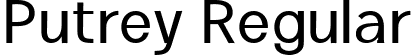 Putrey Regular font - PutreyRegular-RplgA.ttf