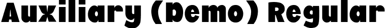 Auxiliary (Demo) Regular font - Auxiliary (Demo).otf