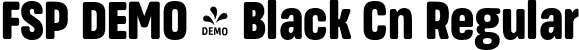 FSP DEMO - Black Cn Regular font - Fontspring-DEMO-masifardcn-black.otf