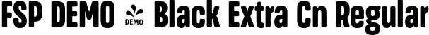FSP DEMO - Black Extra Cn Regular font - Fontspring-DEMO-masifardextracn-black.otf