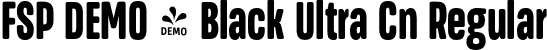 FSP DEMO - Black Ultra Cn Regular font - Fontspring-DEMO-masifardultracn-black.otf