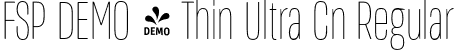 FSP DEMO - Thin Ultra Cn Regular font - Fontspring-DEMO-masifardultracn-thin.otf