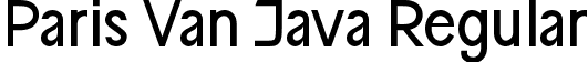 Paris Van Java Regular font - ParisVanJava-515OB.ttf