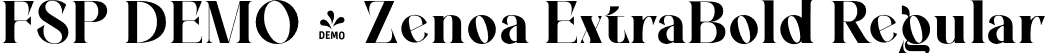 FSP DEMO - Zenoa ExtraBold Regular font - Fontspring-DEMO-zenoa-extrabold.otf