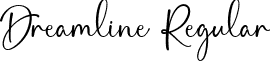 Dreamline Regular font - dreamline-font.ttf