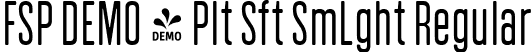 FSP DEMO - Plt Sft SmLght Regular font - Fontspring-DEMO-polatesoft-semilight.ttf