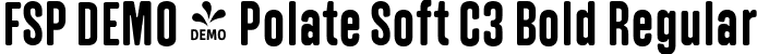 FSP DEMO - Polate Soft C3 Bold Regular font - Fontspring-DEMO-polatesoftc3-bold.ttf