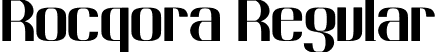 Rocqora Regular font - Rocqora-DO34x.ttf