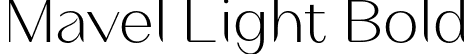 Mavel Light Bold font - Mavel-Regular.otf