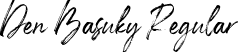 Den Basuky Regular font - den-basuky-free.ttf
