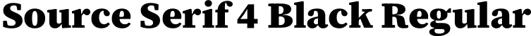 Source Serif 4 Black Regular font - SourceSerif4-Black.ttf