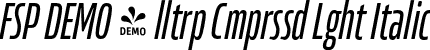 FSP DEMO - lltrp Cmprssd Lght Italic font - Fontspring-DEMO-allotropecomp-lightitalic.otf