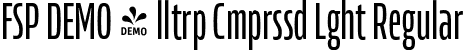 FSP DEMO - lltrp Cmprssd Lght Regular font - Fontspring-DEMO-allotropecomp-light.otf