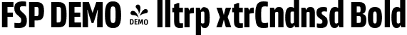 FSP DEMO - lltrp xtrCndnsd Bold font - Fontspring-DEMO-allotropeexcond-bold.otf