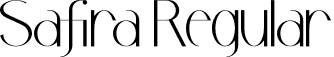 Safira Regular font - Safira.otf