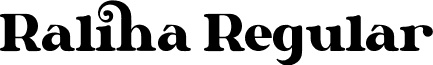 Raliha Regular font - Raliha.ttf