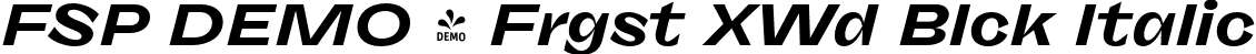 FSP DEMO - Frgst XWd Blck Italic font - Fontspring-DEMO-freigeist-xwideblackitalic.otf