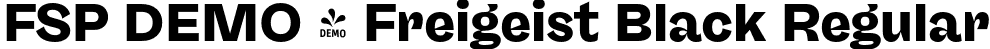 FSP DEMO - Freigeist Black Regular font - Fontspring-DEMO-freigeist-black.otf