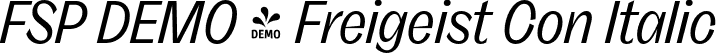 FSP DEMO - Freigeist Con Italic font - Fontspring-DEMO-freigeist-conregularitalic.otf