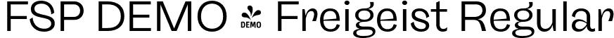 FSP DEMO - Freigeist Regular font - Fontspring-DEMO-freigeist-regular.otf
