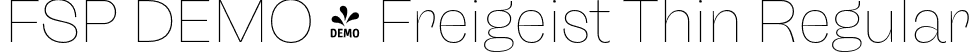 FSP DEMO - Freigeist Thin Regular font - Fontspring-DEMO-freigeist-thin.otf