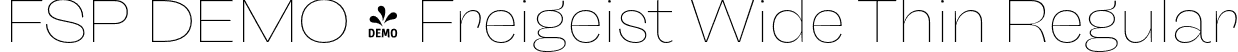 FSP DEMO - Freigeist Wide Thin Regular font - Fontspring-DEMO-freigeist-widethin.otf