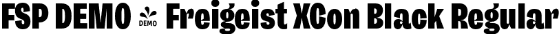 FSP DEMO - Freigeist XCon Black Regular font - Fontspring-DEMO-freigeist-xconblack.otf