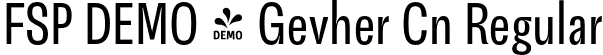 FSP DEMO - Gevher Cn Regular font - Fontspring-DEMO-gevhercn-regular.otf